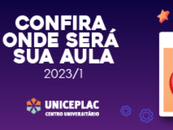 Confira sua sala de aula deste semestre!